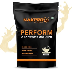 nakpro perform whey protein concentrate variation 1 kg milk masala