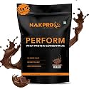 NAKPRO NUTRITION Perform Whey Protein Concentrate | 4kg Chocolate | 24g Protein, Trustified Certified