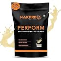 NAKPRO NUTRITION Perform Whey Protein Concentrate | 2kg MalaiKulfi | 24g Protein, Trustified Certified