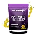 Nakpro Pre Workout Supplement with 100mg Caffeine, 1200mg Creatine Monohydrate and 1200mg Citrulline | Helps in Lean Muscle Building, Improves Workout Performance - 20 Servings (Fruit Punch, 100g)