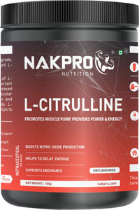 Nakpro Pure L-Citrulline Powder Jar Boosts Nitric