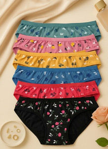 Nakshu Women Hipster Multicolor Panty