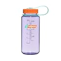 Nalgene 16 oz Wide Mouth Water Bottle, Amethyst