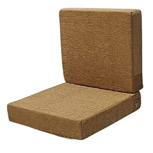 sofa foam cushions in velvet zip cover warm and decent visual  stretchy soft velvet fabric  multipurpose using cover seat - 2234x2134x434 back - 2134x1834x434  density - 32 foam beige