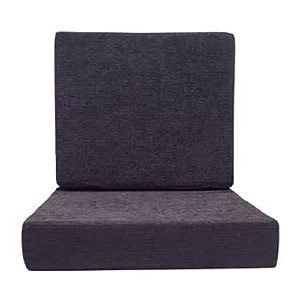 sofa foam cushions in velvet zip cover warm and decent visual stretchy soft velvet fabric  multipurpose using cover seat - 2234x2134x434 back - 2134x1834x434  density- 32 foam grey