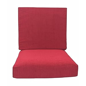 sofa foam cushions with zip cover sofa gaddi seat - 2234x2134x434 back - 2134x1834x434 density- 32 foamred