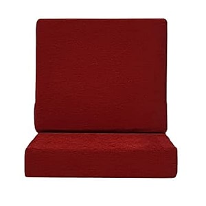 sofa foam cushions with zip cover sofa gaddi seat - 2234x2134x434 back - 2134x1834x434 density- 32 foammaroon