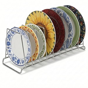 Namani 9 Section Stainless Steel Plate Stand