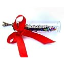 Name Carved on The Tip of Pencil (Pencil Carving) / Micro-Art with Surprise Message in glass Bottle for Special Person/Handmade Gift