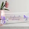 Name Plate for Desk Desk Name Plate Personalized, Office Desk Decor for Women &amp; Men, Employee Appreciation Gifts The Office Gifts for Boss, Manager, Teacher, Nurse