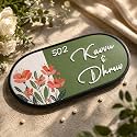 Name Plate Home Entrance Outdoor – Customised Acrylic House Name Plate | Personalized Door Name Plate with 3D Letters | Designer Modern Name Board for Home, Flat, Apartment &amp; Office