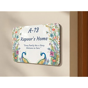 name plate for home entrance outdoor  customized name plate  wooden customized house number plate  house number plate outdoor  home or office decorative personalized sign 30x20 cm