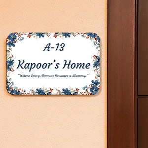 name plate for home entrance outdoor  customized name plate  wooden customized house number plate  house number plate outdoor  home or office decorative personalized sign 30x20 cm