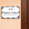 Name Plate For Home Entrance Outdoor | Customized Name Plate | Wooden Customized House Number Plate | House Number Plate Outdoor | Home or Office Decorative Personalized Sign (30x20 CM)