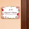 Name Plate For Home Entrance Outdoor | Customized Name Plate | Wooden Customized House Number Plate | House Number Plate Outdoor | Home or Office Decorative Personalized Sign (30x20 CM)