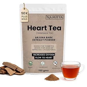 namhya heart care herbal tea  blood pressure cardiac strength circulation