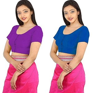 Namita Womens Rubia Cotton Solid Half Sleeve
