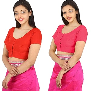 Namita Womens Rubia Cotton Solid Half Sleeve