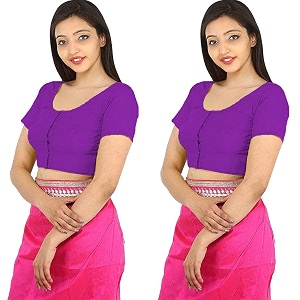 Namita Womens Rubia Cotton Solid Half Sleeve