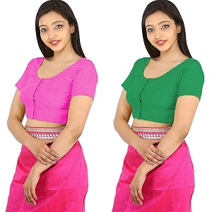 Namita Womens Rubia Cotton Solid Half Sleeve