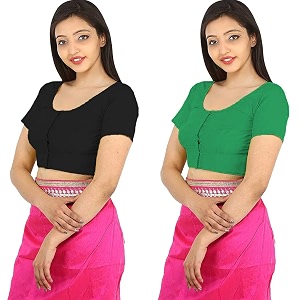 Namita Womens Rubia Cotton Solid Half Sleeve