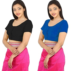 Namita Womens Rubia Cotton Solid Half Sleeve