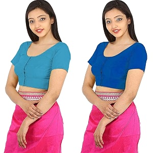 Namita Womens Rubia Cotton Solid Half Sleeve