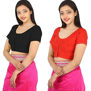 Namita Womens Rubia Cotton Solid Half Sleeve