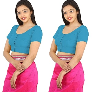 Namita Womens Rubia Cotton Solid Half Sleeve