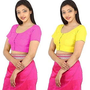 Namita Womens Rubia Cotton Solid Half Sleeve