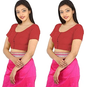 Namita Womens Rubia Cotton Solid Half Sleeve