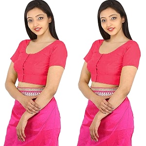 Namita Womens Rubia Cotton Solid Half Sleeve