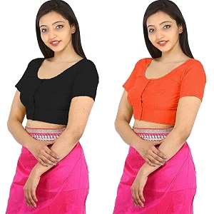 Namita Womens Rubia Cotton Solid Half Sleeve