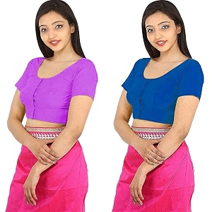 Namita Womens Rubia Cotton Solid Half Sleeve