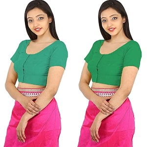 Namita Womens Rubia Cotton Solid Half Sleeve