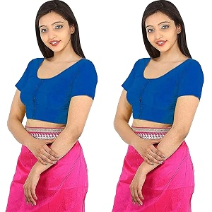 Namita Womens Rubia Cotton Solid Half Sleeve
