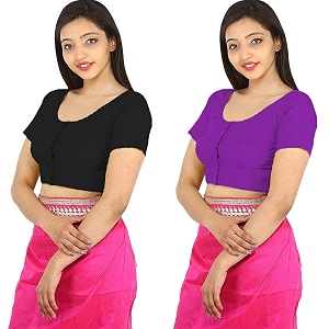 Namita Womens Rubia Cotton Solid Half Sleeve
