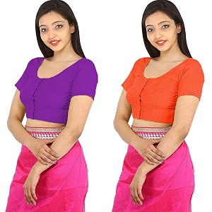 Namita Womens Rubia Cotton Solid Half Sleeve