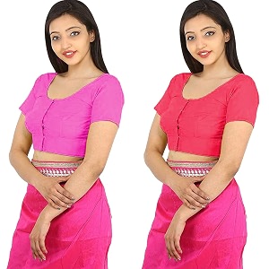 Namita Womens Rubia Cotton Solid Half Sleeve