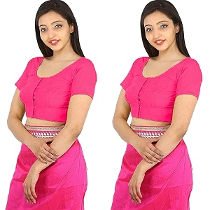 Namita Womens Rubia Cotton Solid Half Sleeve