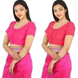 Namita Womens Rubia Cotton Solid Half Sleeve