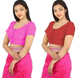 Namita Womens Rubia Cotton Solid Half Sleeve