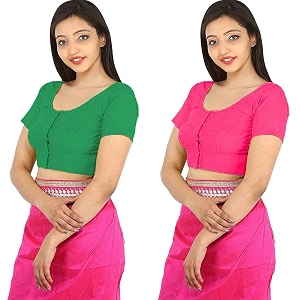 Namita Womens Rubia Cotton Solid Half Sleeve