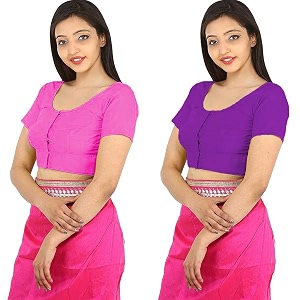 Namita Womens Rubia Cotton Solid Half Sleeve