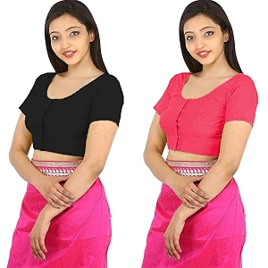 Namita Womens Rubia Cotton Solid Half Sleeve