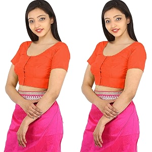 Namita Womens Rubia Cotton Solid Half Sleeve