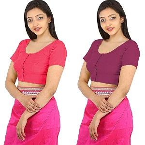 Namita Womens Rubia Cotton Solid Half Sleeve
