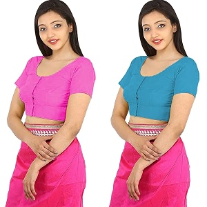 Namita Womens Rubia Cotton Solid Half Sleeve