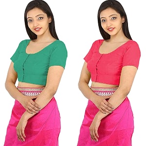 Namita Womens Rubia Cotton Solid Half Sleeve