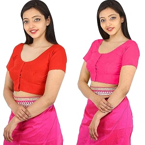 Namita Womens Rubia Cotton Solid Half Sleeve